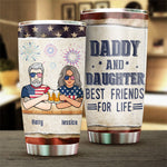 Custom Name Funny Father Daughter Gifts - Personalized Tumbler