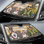 Custom Name Dog Lover Car Design - Personalized Auto Sunshade