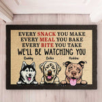 Custom Name Funny Dog Watcher Gifts for Pet Lovers - Personalized Doormat