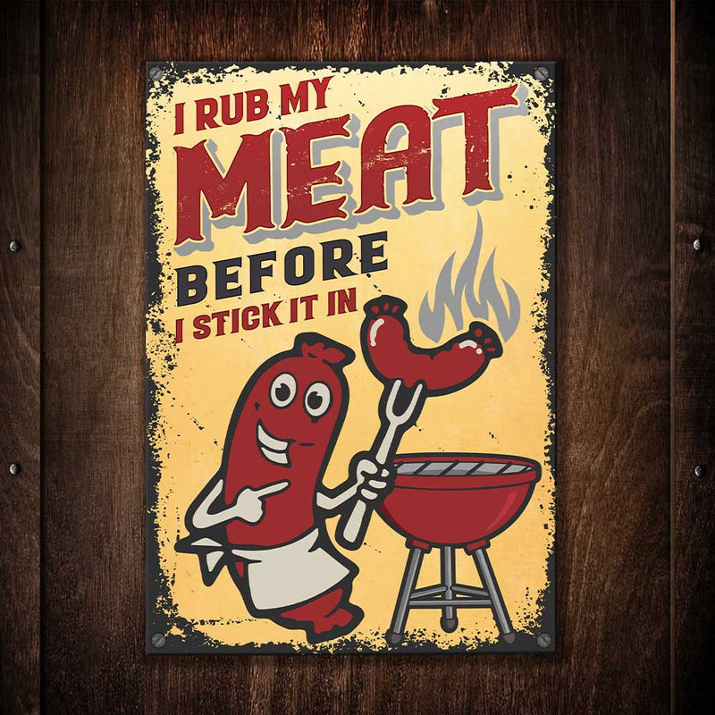 Funny BBQ Grilling Gifts for Grill Lovers - Metal Sign