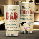 Custom Name Funny Father's Day Gifts for Dad - Personalized Tumbler