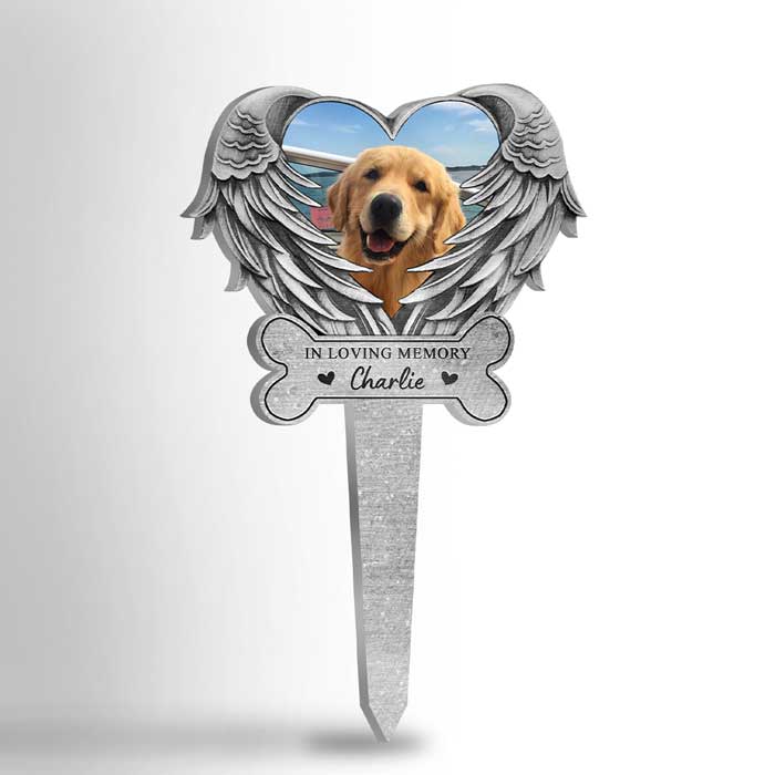 Custom Pet Photo Memorial Dog Gifts - Personalized Acrylic Stake