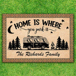 Custom Name RV Camping Decor - Personalized Doormat