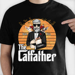 Funny Catfather Halloween Gifts for Cat Lovers - Apparel