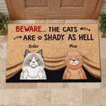 Custom Name Funny Cat Gifts for Cat Lovers - Personalized Doormat