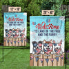 Happy 4th Of July For Dog Lovers - 4th Of July Decoration - Personalized Dog Flag