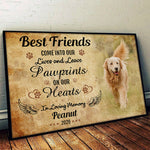 Custom Name Dog Memorial Gifts for Pet Lovers - Personalized Poster
