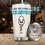 Custom Name Funny Father's Day Gifts for Sperm Donor - Personalized Tumbler