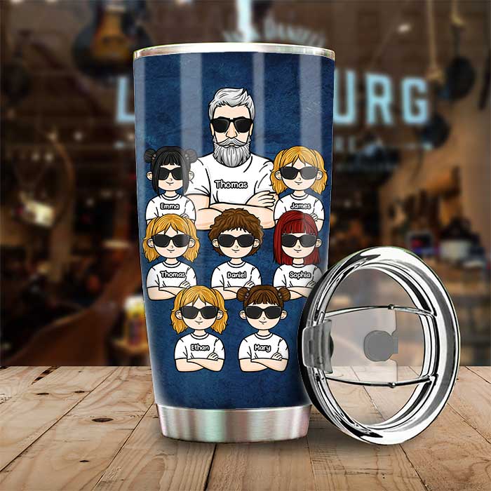 Only The Best Dads Get Promotion - Personalized Tumbler - Gift For Dad, Gift For Grandpa