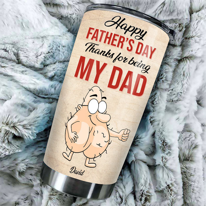 Custom Name Funny Father's Day Gifts for Dad - Personalized Tumbler