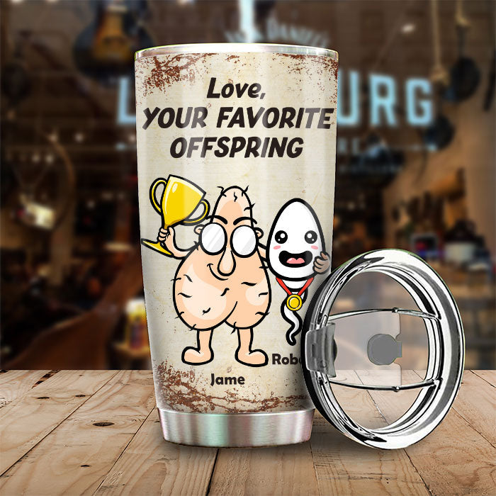 Custom Name Funny Gifts for Dad - Personalized Tumbler