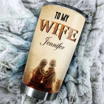 Custom Name My Queen Forever Wife Gifts - Personalized Tumbler