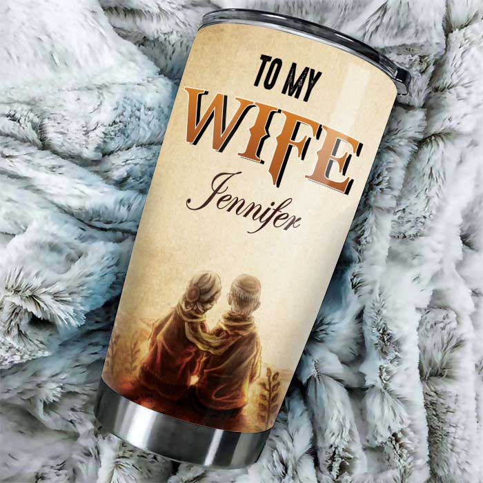 Custom Name My Queen Forever Wife Gifts - Personalized Tumbler