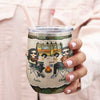 Camping Partners For Life - Gift For Camping Couples, Husband Wife, Personalized Wine Tumbler