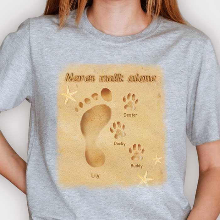 Custom Pet Memorial Name Gifts for Pet Lovers - Personalized Apparel