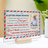 I Know You'll Miss Me Too - Personalized Acrylic Plaque - Upload Image, Memorial Gift, Sympathy Gift
