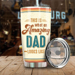 Custom Name Family Gifts for Dad - Personalized Tumbler