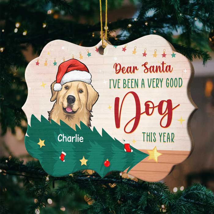 On The Naughty List, We Regret Nothing - Personalized Custom Benelux Shaped Wood Christmas Ornament - Upload Image, Gift For Pet Lovers, Christmas New Arrival Gift