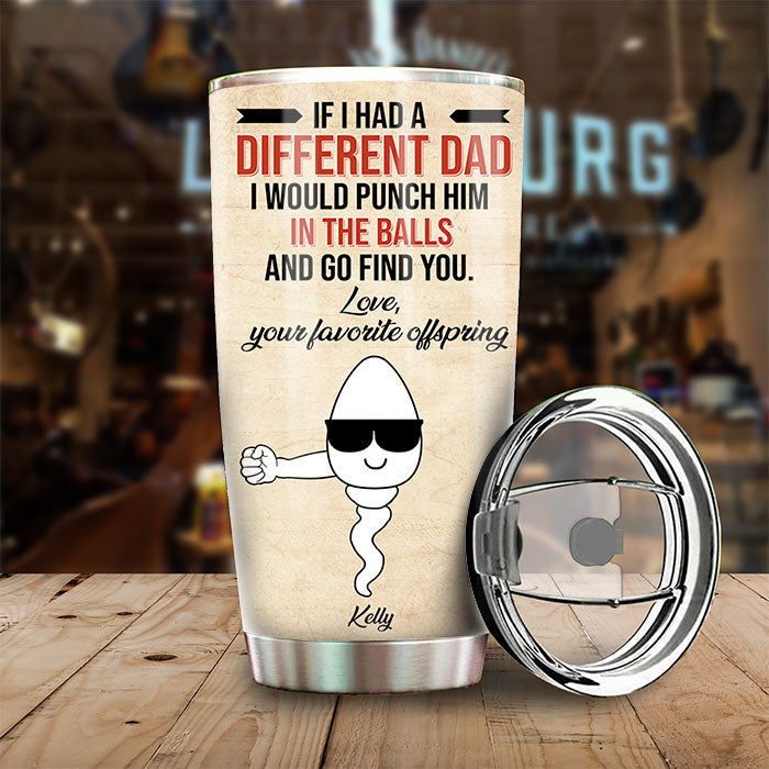 Custom Name Funny Father's Day Gifts for Dad - Personalized Tumbler