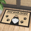 Don't Let The Cats Out - Funny Personalized Cat Decorative Mat, Doormat