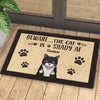 Beware The Cats Are Shady Af - Funny Personalized Cat Decorative Mat