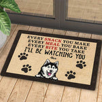 Custom Name Funny Dog Watcher Gifts for Pet Lovers - Personalized Doormat