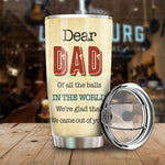 Custom Name Funny Father's Day Gifts for Dad - Personalized Tumbler