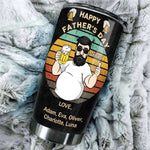 Custom Name Father's Day Gifts for Dad - Personalized Tumbler