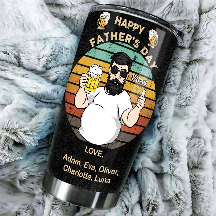No Matter What Life Throws At You - Gift For Dad, Gift For Father's Day - Personalized Tumbler