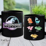 Custom Name Dinosaur Dad Gifts - Personalized Mugs