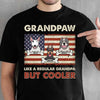 Grandpaw Like A Regular Grandpa But Cooler - Gift For Dog Dads - Personalized Unisex T-Shirt