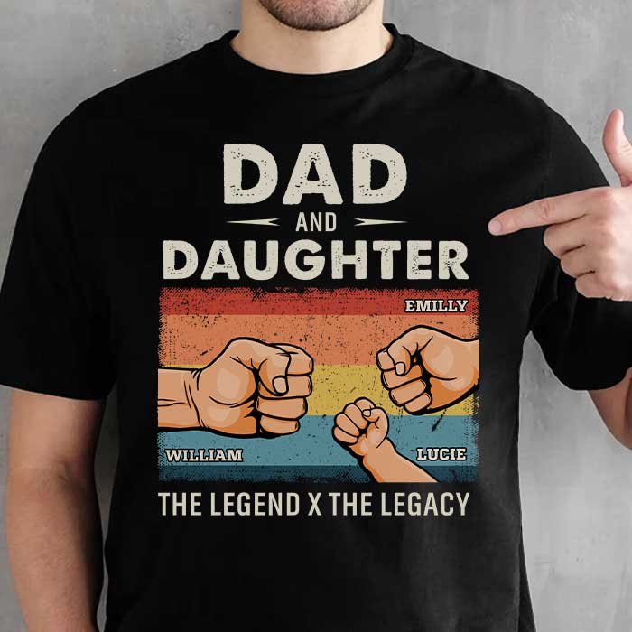 The Legend The Legacy - Gift For Dads - Personalized Unisex T-Shirt