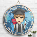 Custom Name Graduation Gifts for Graduate - Personalized Wood Sign