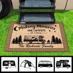 Custom Family Camping Gifts - Personalized Doormat