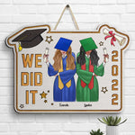 Custom Name Graduation Gifts for Women - Personalized Wood Sign