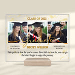Custom Photo Graduation Gifts for Graduates - Personalized Acrylic Plaque