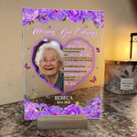 Custom Photo Memorial Gifts - Personalized Acrylic Plaque