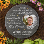 Custom Photo Memorial Garden Decor - Personalized Memorial Stone