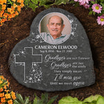 Custom Photo Memorial Tribute Decor - Personalized Memorial Stone