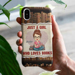 Custom Name Book Lover Gifts for Women - Personalized Phone Case