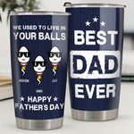 Custom Funny Father's Day Gifts for Dad - Personalized Tumbler