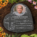 Custom Photo Memorial Gifts for Loved Ones - Personalized Memorial Stone