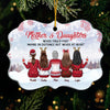 Mother And Daughters A Bond That Can’t Be Broken - Family Personalized Custom Ornament - Acrylic Benelux Shaped - Christmas Gift For Daughter From Mother