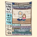 Custom Name Mother Daughter Gifts - Personalized Blanket