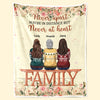 Life Is Better With Brothers & Sisters - Family Personalized Custom Blanket - Christmas Gift For Christmas Gift For Siblings, Brothers, Sisters