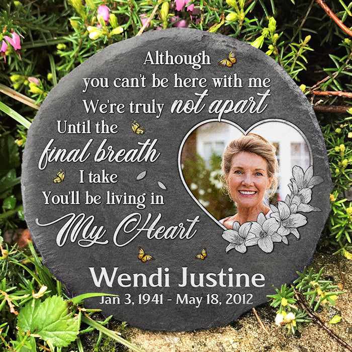 Custom Photo Memorial Garden Decor - Personalized Memorial Stone