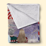 Custom Name Letter From Heaven Memorial Christmas Gifts - Personalized Blanket