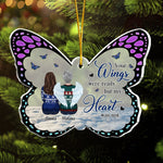 Custom Name Memorial Butterfly Gifts - Personalized Ornament