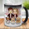 You Me And Our Dogs - Personalized Color Changing Mug - Gift For Couples, Husband Wife