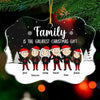 Family Is The Best - Personalized Custom Benelux Shaped Acrylic Christmas Ornament - Gift For Family, Christmas Gift